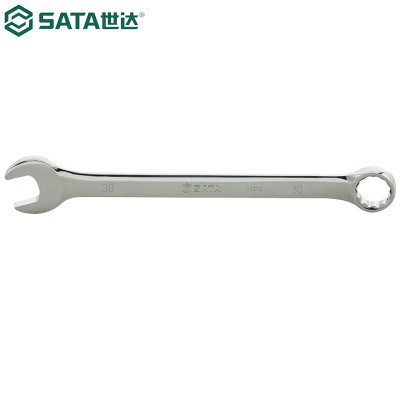 世达(SATA)公制全抛光两用扳手30mm 40222