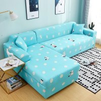 萬能沙发套罩全包布艺沙发垫皮弹力沙发罩全盖四季通 企鹅先生 组合套装[三人位190-230cm+三人位190-230cm