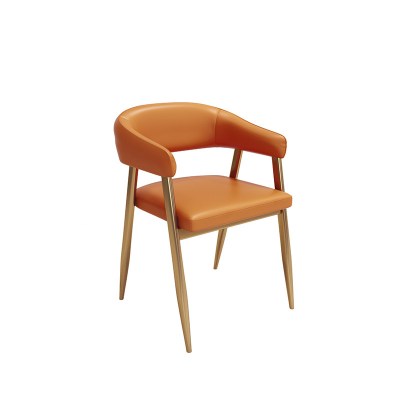 质凡轻奢餐厅靠墙椅子餐椅 54*51*75cm