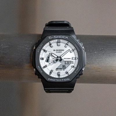 CASIO旗舰店卡西欧手表男款G-SHOCK运动潮流八角橡树男士防水运动电子学生石英表男 日韩腕表GA-2100WD