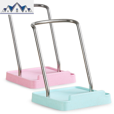 304不锈钢锅盖收纳架菜板架砧板架免打孔多功能厨房置物架坐式放 三维工匠