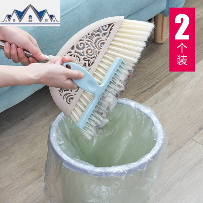 家用扫把除毛齿梳长柄扫帚除尘刮刷头发清洁毛发剔除清理工具 三维工匠