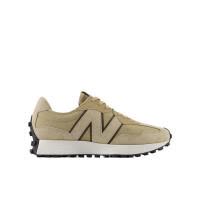 新百伦(New Balance)低帮系带跑鞋天然皮革拼接网眼橡胶底运动鞋