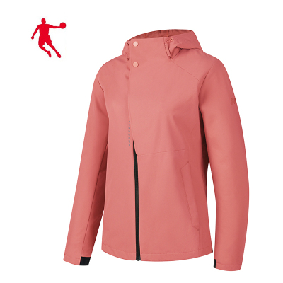 乔丹 夹克风衣 梭织风衣 女上衣 KFD42221310 女款 件(矿物粉 XL)