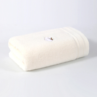 鲸轩 M615 110g 34*74cm 山沐优品潮流水纹 毛巾 (计价单位:条) 米色