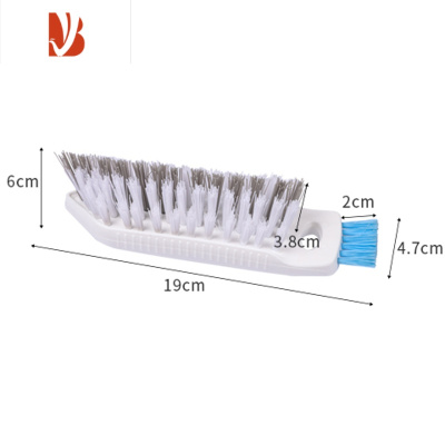 三维工匠浴室三角地缝刷卫生间缝隙刷厕所地板刷无死角墙角清洁刷子