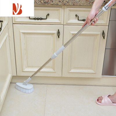 三维工匠地板刷子浴缸卫生间硬毛瓷砖洗地地刷厕所角长柄大浴室清洁刷