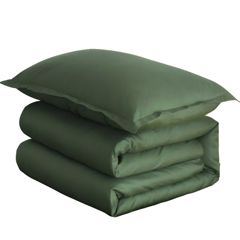 梦丽赛 绿色三件套宿舍床上用品 三件套1米床1.2米床 (套)