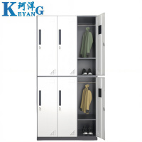 珂洋 更衣柜 灰白拆装六门 台
