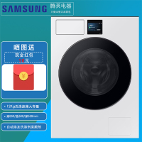 三星WW12DBLB84GNSC 7系12Kg超薄大容量 AI洗涤 亲宠 除菌 丝缎黑滚筒洗衣机