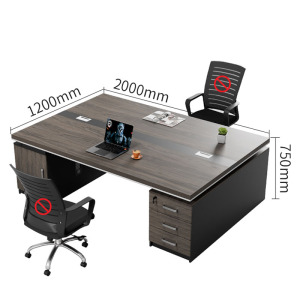 黎珞兴双人办公桌+(短侧柜) 张