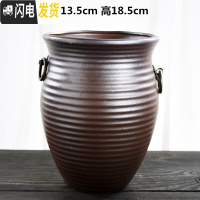 三维工匠法师花盆大号特大老桩高盆复古透气创意简约陶罐粗陶陶瓷多肉花盆 造物老庄盆-22 大花盆容器