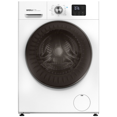 威力(WEILI)10KG洗烘一体滚筒洗衣机全自动超薄机身巴氏除菌洗高温筒自洁以旧换新XQG100-1016DPHX白