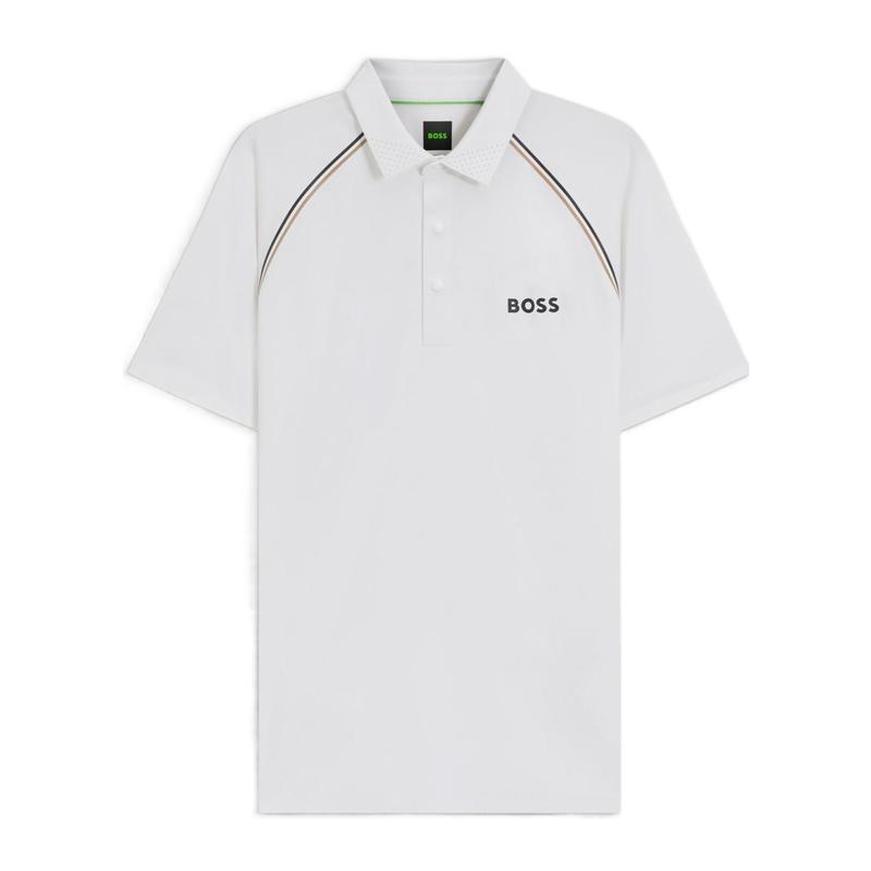Hugo boss雨果波士POLO衫男透气速干抗皱舒适聚酯纤维弹性纤维