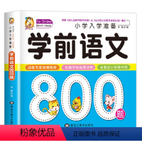 学前语文800题 [正版]学前语文800题幼小衔接一日一练语文专项训练识字书幼儿园大中班学前班看图说话写话训练一年级练习