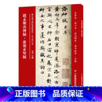 [正版]赵孟頫洛神赋 前后赤壁赋 毛笔成人软笔临摹书法碑帖 彩色放大版历代书法繁体碑帖 原帖+教程+集字创作童缘图书
