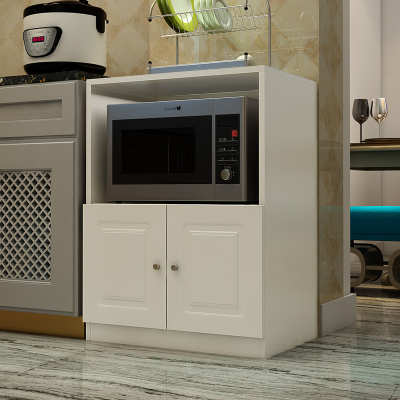 欧式微波炉柜烤箱厨房储物橱柜餐边柜碗柜电器茶水小柜子组装客厅_51