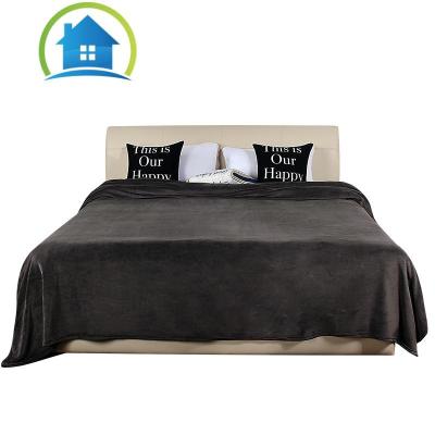 三维工匠珊瑚绒四季毛毯被子加厚法兰绒床单人毛巾毯子夏天午睡空调旅行毯