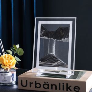 网红流沙画摆件画框装饰品客厅高档次工艺品桌面小摆件办公室