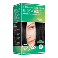 章华缇妃染发霜植物调理型丝精焗油霜便捷遮盖白发分次使用染发膏 3.77棕黑色