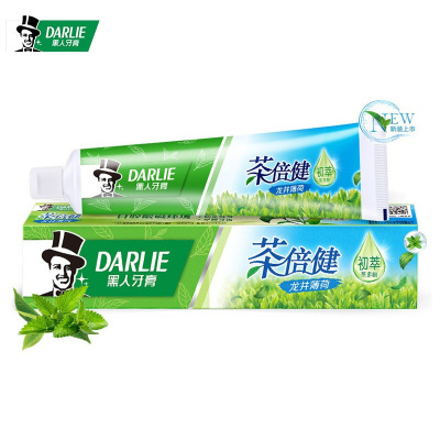 黑人牙膏茶倍健龙井薄荷牙膏140g——默认尺寸