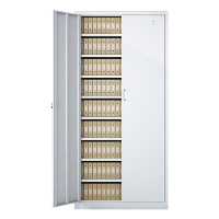 汉诺鑫威凭证柜会计收纳柜财务档案柜资料柜加厚文件柜办公室带锁铁皮柜凭证柜九层