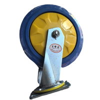 正铎泰 天然橡胶 重型静音胶轮万向轮6寸150mm/个