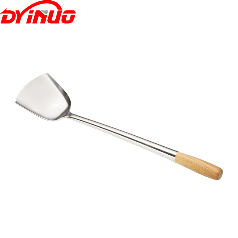 DYINUO 不锈钢锅铲加长炒菜铲专业炒勺 52cm 1个