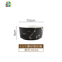 ins金色餐具陶瓷吃饭汤碗情侣盘碟碗筷套装组合家用欧式2人食 FENGHOU 白金磨砂筷子