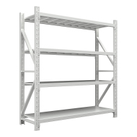 臻远 ZY-HN035 储货轻型货架 1200*500*2000*4层(计价单位:个) 白色