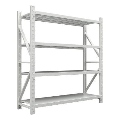 臻远 ZY-HN035 储货轻型货架 1200*500*2000*4层(计价单位:个) 白色