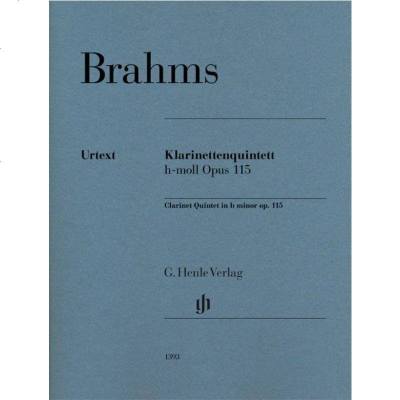亨乐乐谱书勃拉姆斯B小调单簧管五重奏Op115分谱单簧管两支小提琴中提琴和大提琴BrahmsClar