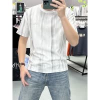 夏季新款男士休闲T恤晕染痞帅潮流短袖韩版青年时尚宽松体恤上衣