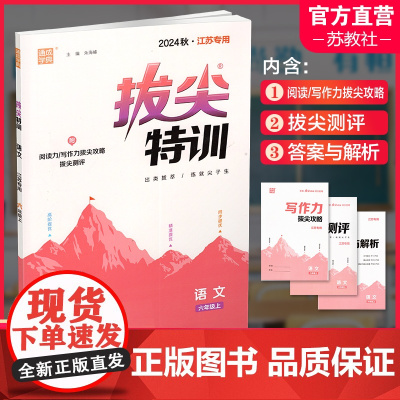 2025秋 拔尖特训 语文 人教版 部编版 六年级上 6上 同步提优训练专项练习一课一练 同步教辅 必刷题 通成学典天天