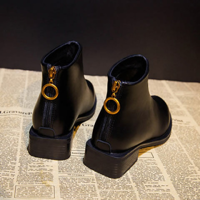 简翔马丁靴女英伦风2020新款短靴女单靴学生粗跟韩版小跟鞋百搭