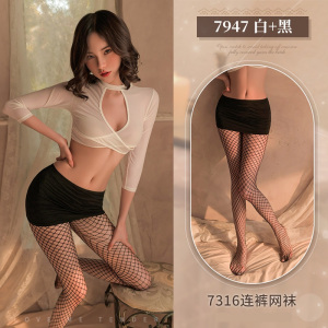 霏慕女秘书包臀制服套装性感情趣内衣紧身包臀短裙制服ol秘书职业套装女式情趣睡衣女士成人用品7947