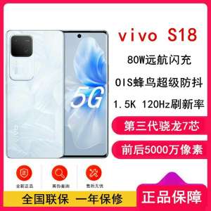 vivo S18 花似锦 12GB+512GB 5G 第三代骁龙7 前后5000万超光感拍摄 120Hz曲面屏 80W拍