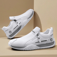 2026新款春季休闲运动男士百搭时尚潮鞋皮革青年舒适厚底增高男鞋