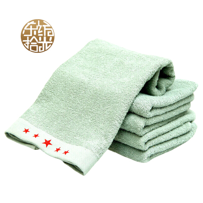 东纺拾光 DF1063 纯棉内务毛巾35*85cm 绿色 1条/包