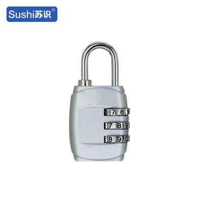 苏识 ZCC303银 三位密码锌合金 密码锁 (计价单位:个) 银色