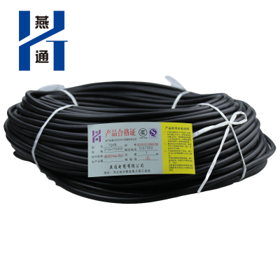 燕通 YJVR铜芯软线 0.6/1KV-YJVR3*10+1*6平方/米