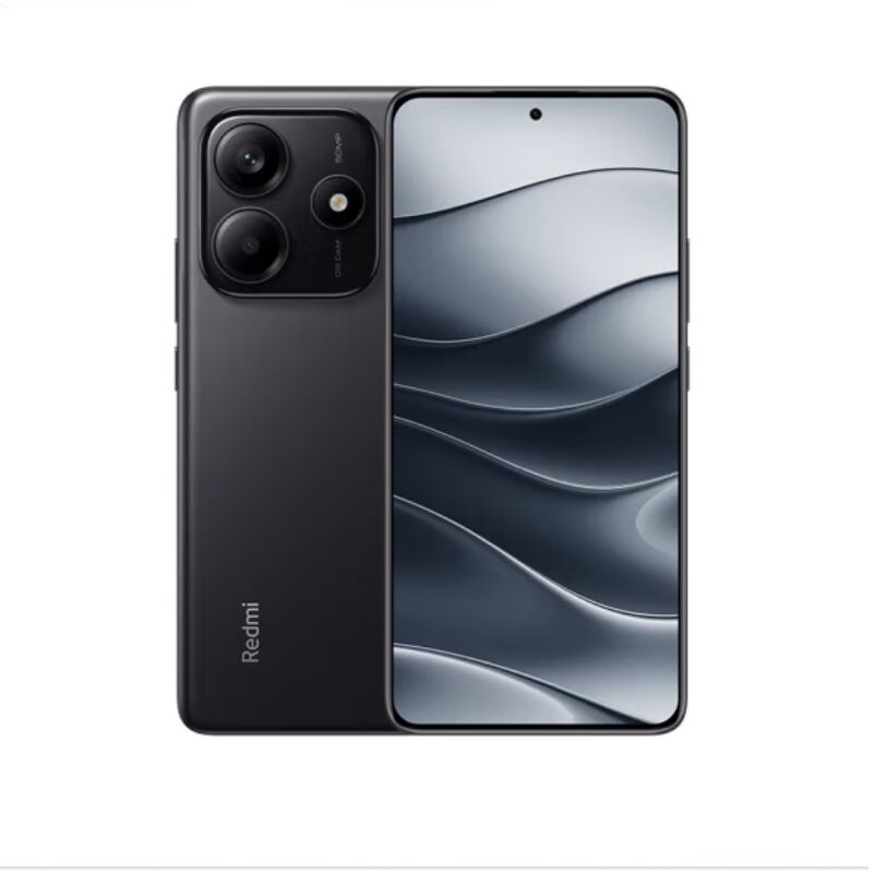 小米Redmi Note14 子夜黑 12GB+256GB 天玑7025-Ultra 5芯 45W快速充电 5110mAh电池 IP68防尘防水手机