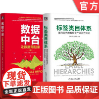 套装 数据中台+标签类目体系+数据资产设计,数澜科技出品,10万册(套装共2册)机械工业出版社