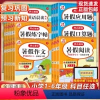 暑假阅读 语文[一升二] [正版]2024新开心暑假作业一二年级三四五年级暑假衔接练习一升二升三四升五升六人教语文阅读作