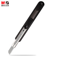 晨光(M&G)文具9mm小号美工刀 壁纸刀裁纸刀/小刀 办公用品 黑色单把装ASSN2254