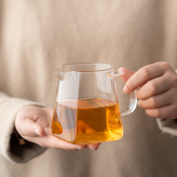 佳德美玻璃四方公道杯防烫加厚耐热分茶器家用茶海茶具配件