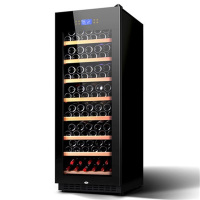 尊堡 BJ-308B红酒柜恒温酒柜雪茄柜冰吧家用客厅柜红酒柜茶叶冷藏 黑色 满配款