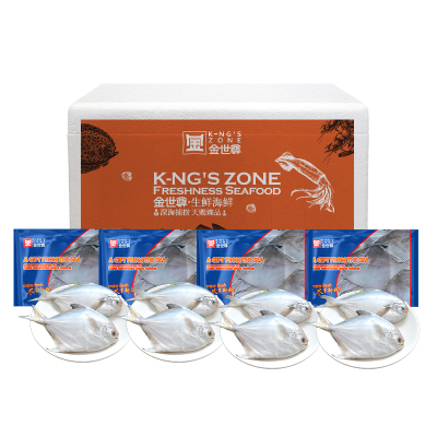 金世尊 [洁净免洗]东海野生白鲳鱼4包1200g