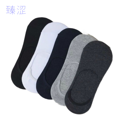 10双装-袜子男士短袜船袜男夏季短筒F臭吸汗低帮薄款四季袜潮棉臻涩