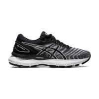 ASICS跑步鞋女缓震支撑性轻便舒适黑色半帮透气网面简约设计